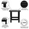 Flash Furniture Black Adirondack Rockers & 1 Side Table, PK 2 JJ-C14705-2-T14001-BK-GG - alternate 10